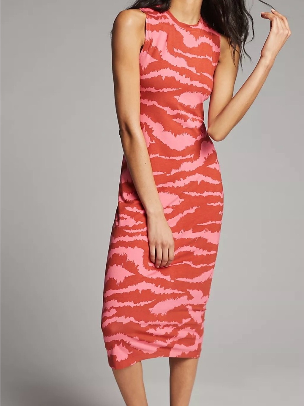 Corey Lynn Calter Nicolette Midi Dress Size M Made in USA Anthropology